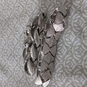 Silver Leaf Bracelet